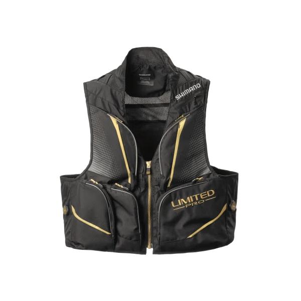 シマノ（SHIMANO） リミテッドプロ 2WAYベスト VE-560Y ブラック 2XL