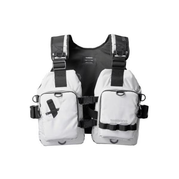 シマノ（SHIMANO） ゲームベストライト VF-068T ライトグレー フリー