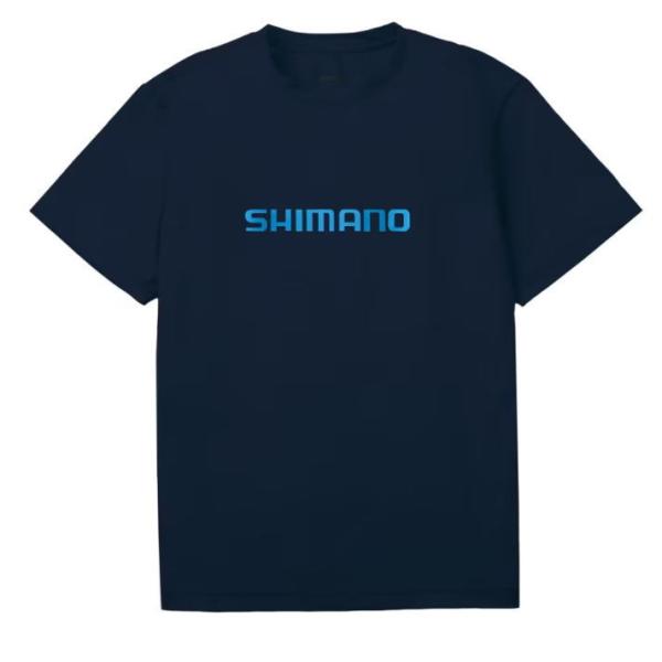 シマノ（SHIMANO） ドライロゴTシャツ SH-021Z ネイビー Mサイズ