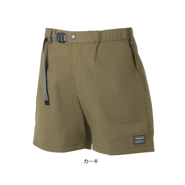 シマノ 海水撥水ショーツ WP-088Z カーキ XLサイズ｜パンツ ボトムス ウェア｜shimano 釣具