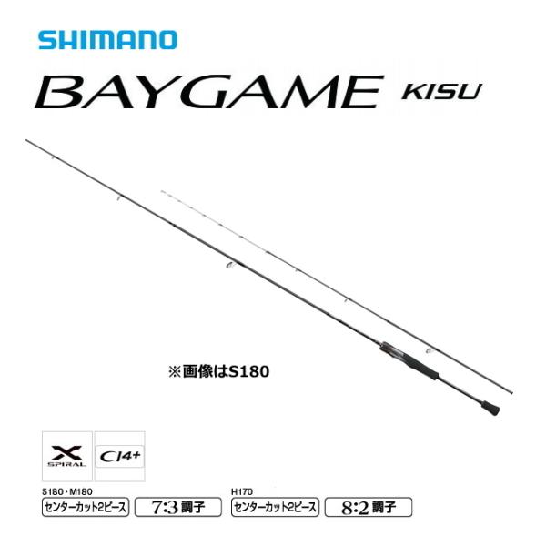 シマノ（SHIMANO） 船竿 21 ベイゲーム キス H170 / shimano : 釣人館