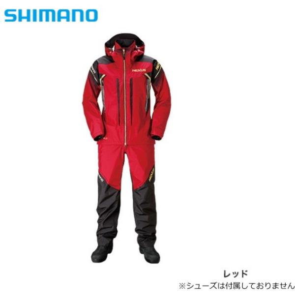 シマノ（SHIMANO） ネクサスNEXUS DS タフレインスーツ RA-124S レッド