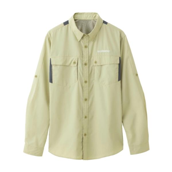 シマノ（SHIMANO） プレステージ シャツ SH-000V ベージュ Mサイズ