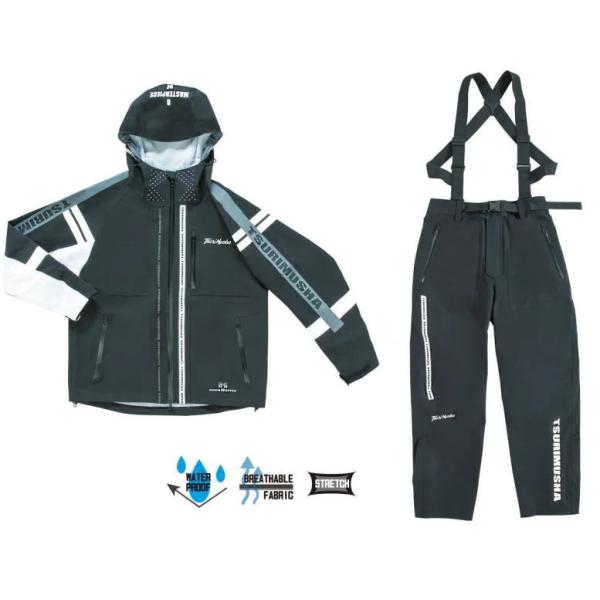 ☆希少☆【新品未使用品】釣武者 2ファイブレインスーツ　XL tsuribitokan-masuda_4996578530376