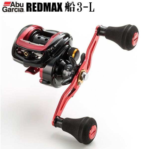 Abu Garcia ベイトリール レッド Abu Garcia ベイトリール アブ ガルシア レッドマックス船3-L 左