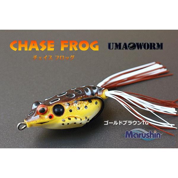 バス・雷魚用ルアー マルシン漁具 チェイスフロッグ ゴールドブラウン