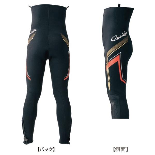 2mm厚 Gm 5810 釣り 鮎友釣り用品 送料無料 鮎タイツ Gm 5810 お取り寄せ商品 送料無料 ブラック レッド 釣人館 フィッシングストア がまかつ Lxサイズ