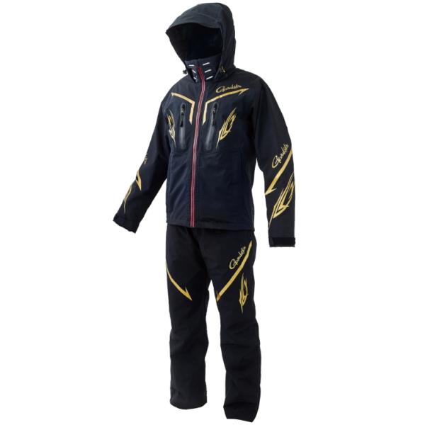 Gamakatsu（がまかつ） フィッシングレインスーツ GM-3658 ブラック LL