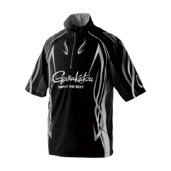 Gamakatsu（がまかつ） 2WAYプリントジップシャツ(半袖) GM-3735