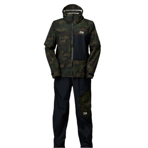 ダイワ　レインマックス　デタッチャブルレインスーツ　DR-3021 ブラック DAIWA（ダイワ） レインマックスR デタッチャブルレインスーツ DR-3021