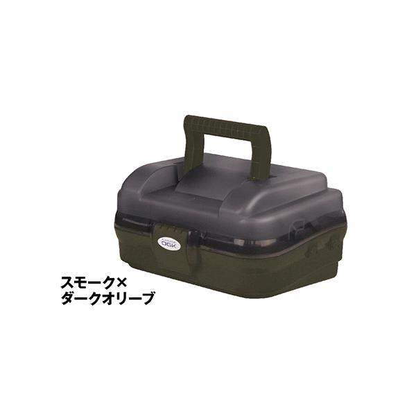 アタックボード　TYPE1　大　オリーブ　ケース付き OGK 小型タックルボックス 一段式 #スモーク/ダークオリーブ / 釣具