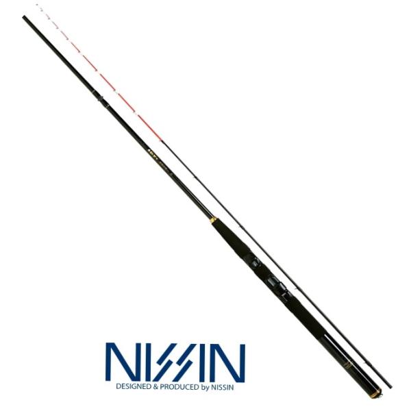 宇崎日新 黒武士 (並継) 敏感先調子 1.80m / 筏竿 釣具 nissin 宇崎日新 黒武士 (並継) 敏感先調子 1.80m / 筏竿 釣具 nissin
