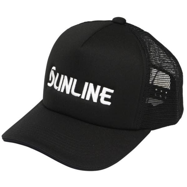 サンライン（SUNLINE） ロゴメッシュキャップ CP-3822 ブラック