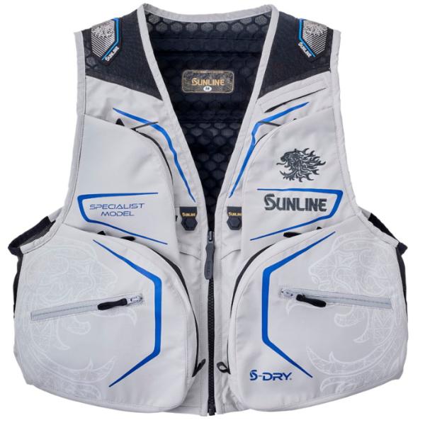 サンライン（SUNLINE） S-DRY 鮎ベスト SUA-09214 オフホワイト L