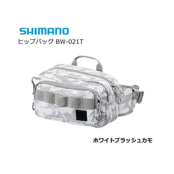 シマノ（SHIMANO） ヒップバッグ BW-021T ホワイトブラッシュカモ M