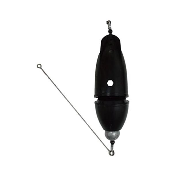 コマセカゴ ウメズ 遠投ブラックカーゴ 10号オモリ付 / カゴ釣り