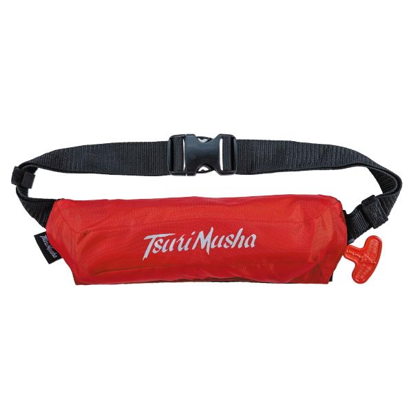 釣武者 自動膨張式 ライフジャケットウエストタイプ TM9320RS TMレッド