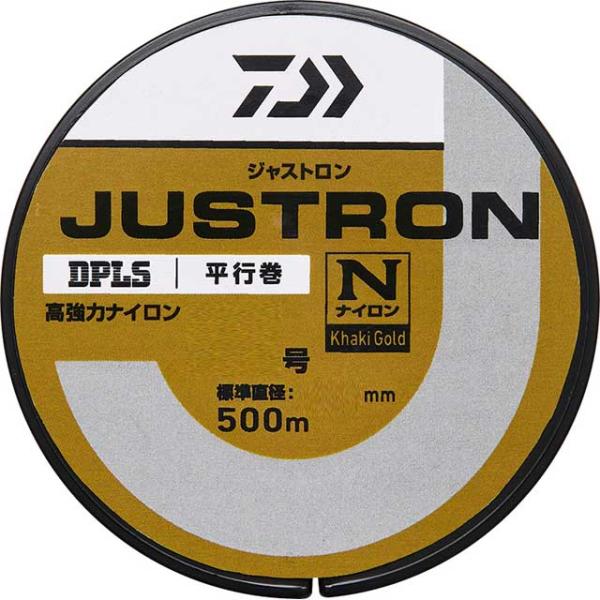 ダイワ／Ｄａｉｗａ　ジャストロン　カラー：カーキゴールド　４．０号　５００ｍ巻　（汎用ボビン巻　ナイロンライン）