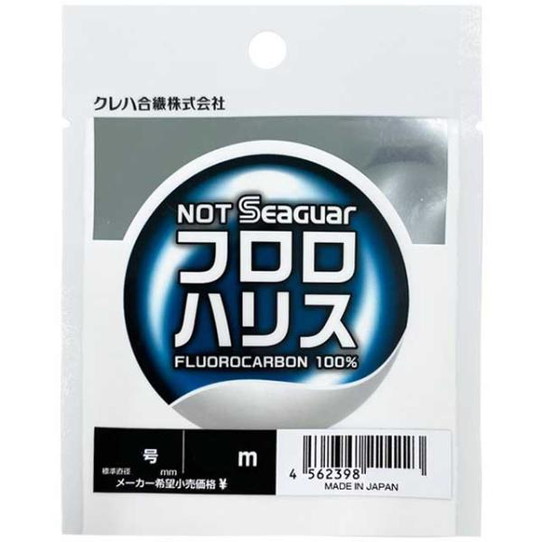 シーガー／SEAGUAR　NOT SEAGUAR フロロハリス　１．５号　５０ｍ巻　（カラー：クリア）