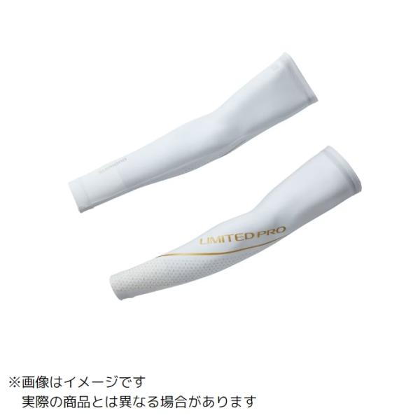 シマノ AC-120W リミテッドプロ サンプロテクション アームカバー ＃リミテッドホワイト Sサイズ