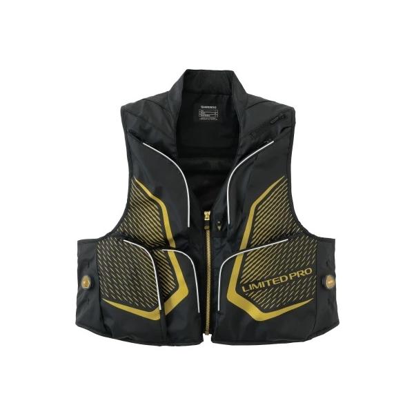 シマノ□リミテッドプロ 2WAYベスト VE−011V ブラック : 釣具