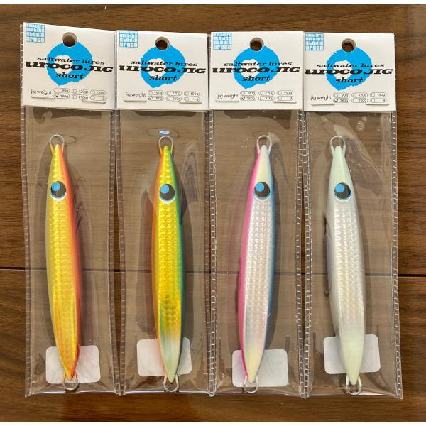 UROCO 送料無料 ウロコジグ ショート 180g 4色セット : いとう