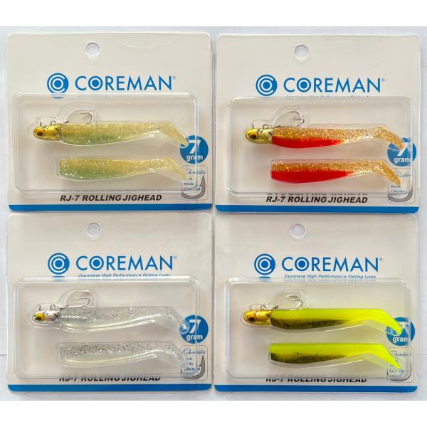 コアマン RJ-7 RJ7 ローリングジグヘッド 7g 9個セット COREMAN コアマン RJ-7 ローリングジグヘッド【送料220円