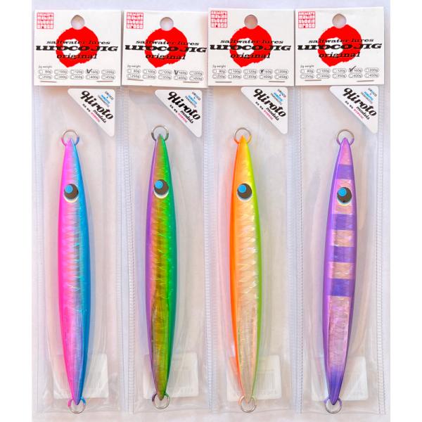 ウロコジグ180g 4個セット UROCO（ウロコ） 送料無料 ウロコジグ ショート 180g 4色セット