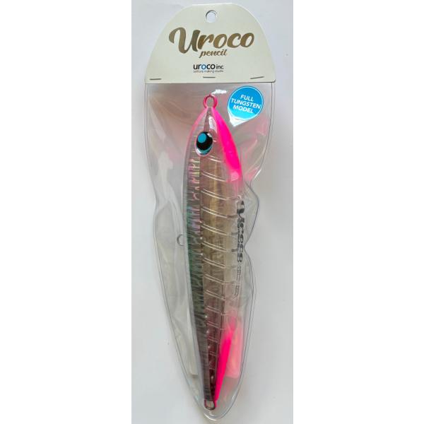 ウロコ シーバス用ルアー ウロコペンシル  220mm  #005 クリアHFホロ/グリーンGB UROCO（ウロコ） 送料無料 ウロコペンシル 220mm 160g クリアHFホロ