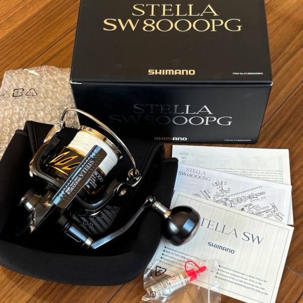 シマノ　13ステラ　sw8000PG 【極美品】 シマノ 送料無料 13 ステラSW 8000PG 右ハンドル 中古品 シマノ