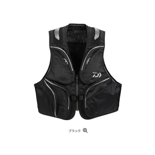 ダイワ☆DV-3025 ショートフィッシングベスト(ブラック）L : 釣具