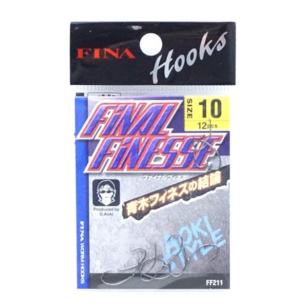 ハヤブサ ファイナルフィネス Ff211 サイズ10 バスフック 新品 0 40 釣king 通販 Yahoo ショッピング