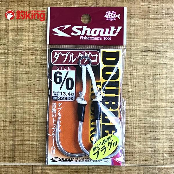 シャウト ダブルクダコ6/0 フック ジギング用 新品 : 釣king - 通販
