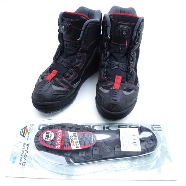 シマノ ジオロック カットラバーピンフェルトシューズ FS-155J 27cm 替