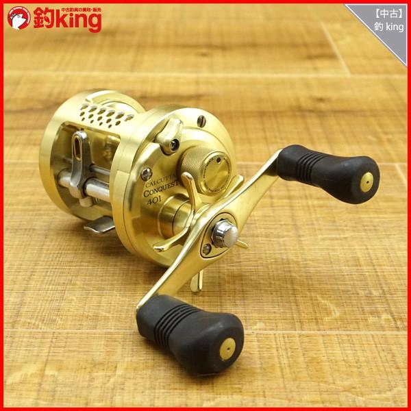 シマノ 03カルカッタコンクエスト 401/K299M ベイトリール : 釣 シマノ 03カルカッタコンクエスト 401/K299M ベイトリール : 釣