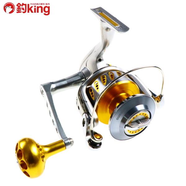 31 割引ブラック系高評価のクリスマスプレゼント 19ステラsw pg 夢屋ラウンドノブ付き リール スポーツ レジャーブラック系 Aci Md