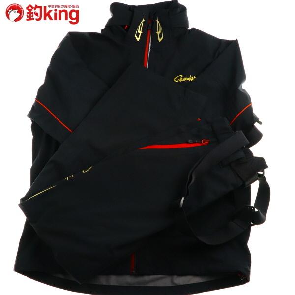 がまかつ - がまかつ GM-3483 RR レジスタンスレインスーツ L L ブラック Gamakatsu がまかつ オールウェザースーツ（超耐久撥水仕様）GM