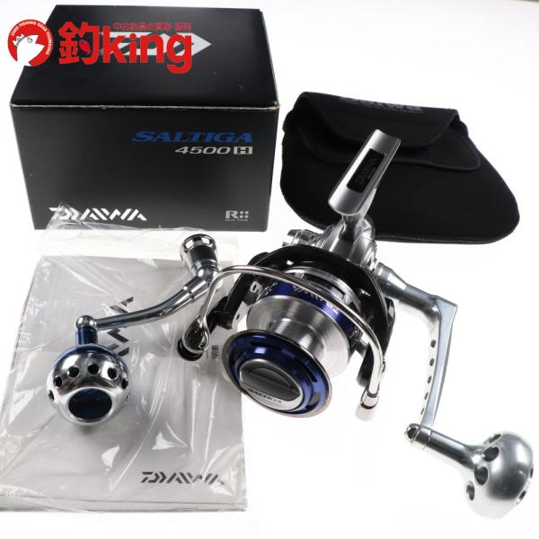 【美品】ダイワ ソルティガ SG56HB ベイトロッド ヒラマサブリカンパチ DAIWA（ダイワ） 10 ソルティガ 4500H BBパワーハンドル付 /ST038M