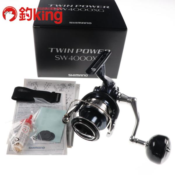 シマノ 21 ツインパワー SW 4000XG /SJ045M 極上品 ヒラマサ カンパチ ブリ オフショア スピニングリール