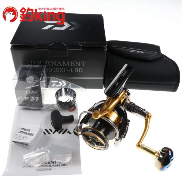 ダイワ 22 トーナメント ISO 3000LBD 新品未使用 DAIWA（ダイワ） 22 トーナメントISO 3000XH-LBD リブレEP37ノブ付