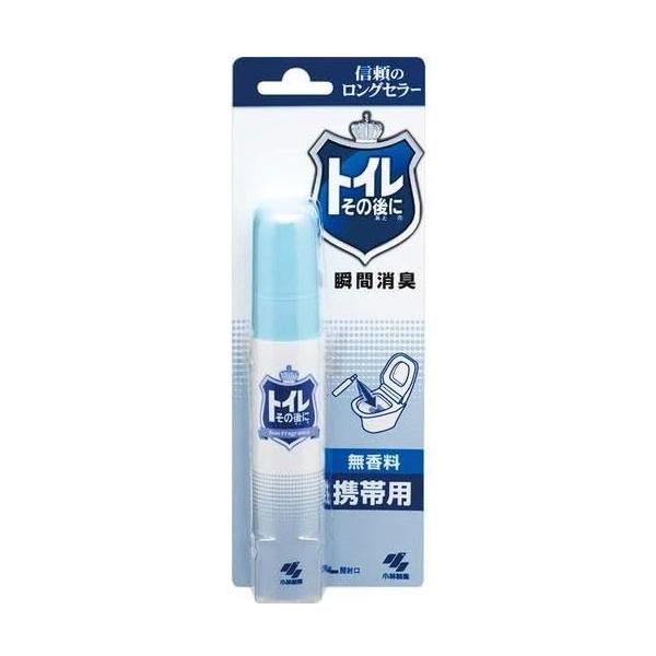 小林製薬 トイレその後に 携帯用 (23mL) 無香料 消臭剤　
