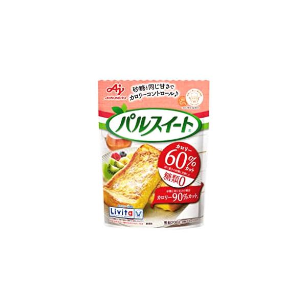 他サイト： 味の素 大正製薬 リビタ パルスイート (200g) Livita 低カロリー甘味料　※軽減税率対象商品の商品画像