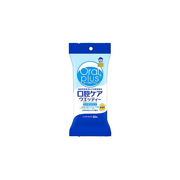 他サイト： アサヒ オーラルプラス 口腔ケアウエッティー スッキリタイプ (30枚) 介護用品 口腔ケア用品 防災 備蓄の商品画像