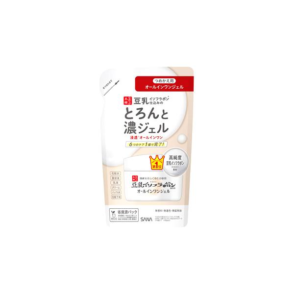 Mなめらか本舗 とろんと濃ジェルNC つめかえ用×2 サナ オールインワンジェル tsuruha_10108554