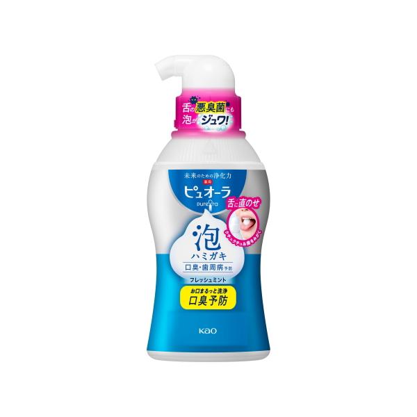 【医薬部外品】薬用ピュオーラ 泡で出てくるハミガキ フレッシュミント 190ml