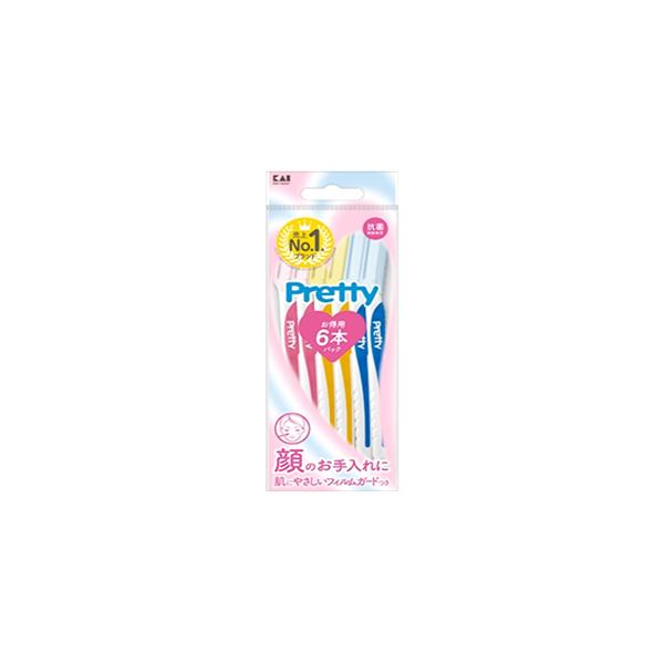 貝印　プリティー　L　6本入※取り寄せ商品　返品不可