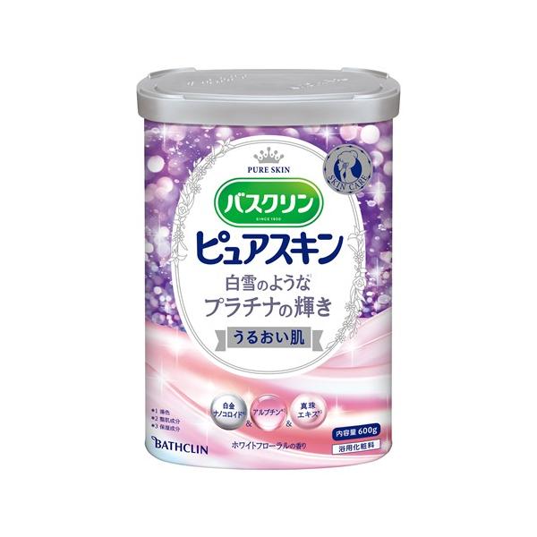 バスクリン（BATHCLIN） ピュアスキン プラチナの輝き (600g) 入浴剤