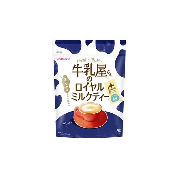 他サイト： アサヒ 牛乳屋さんのロイヤルミルクティー 袋 約26杯分 (340g) インスタント 紅茶　※軽減税率対象商品の商品画像