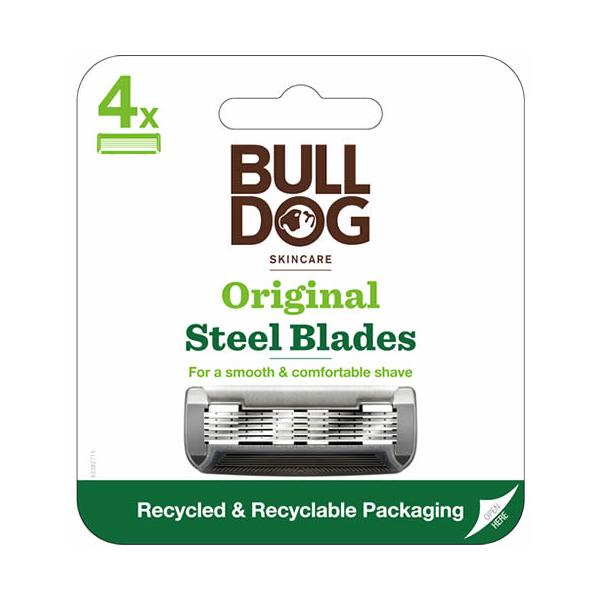 他サイト： シック ブルドッグ オリジナル替刃 (4個) Bulldog カミソリ替刃 髭剃り Schickの商品画像