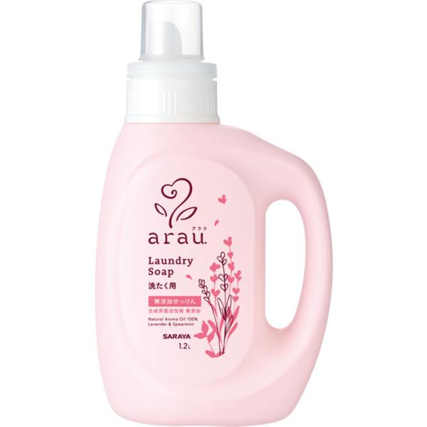 他サイト： サラヤ アラウ 洗たく用せっけん (1.2L) 洗濯用石けん arau.の商品画像